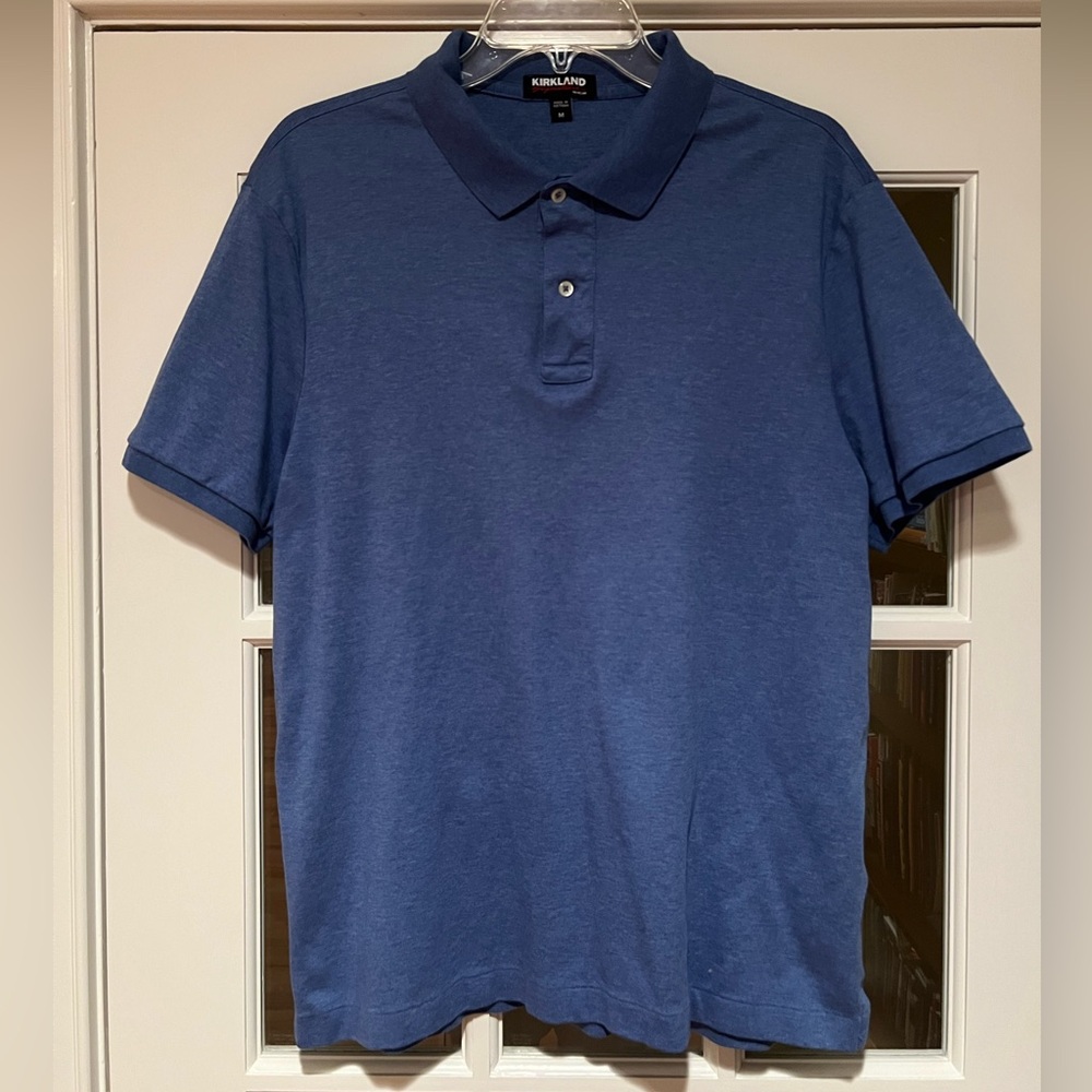 GUC - Kirkland Signature - Men’s Short Sleeve Polo Dress Shirt - Size: M